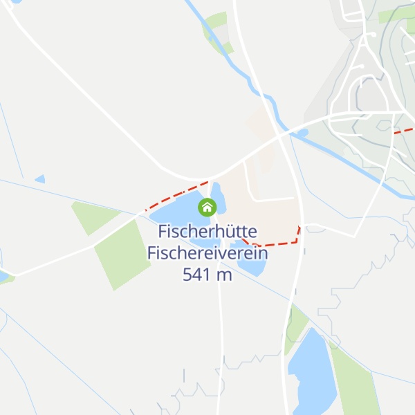 Map of Fischerhütte Fischereiverein