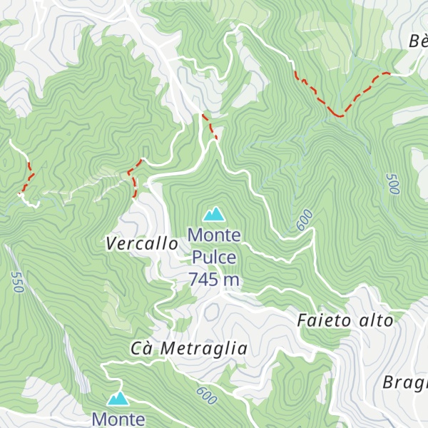 Map of Monte Pulce