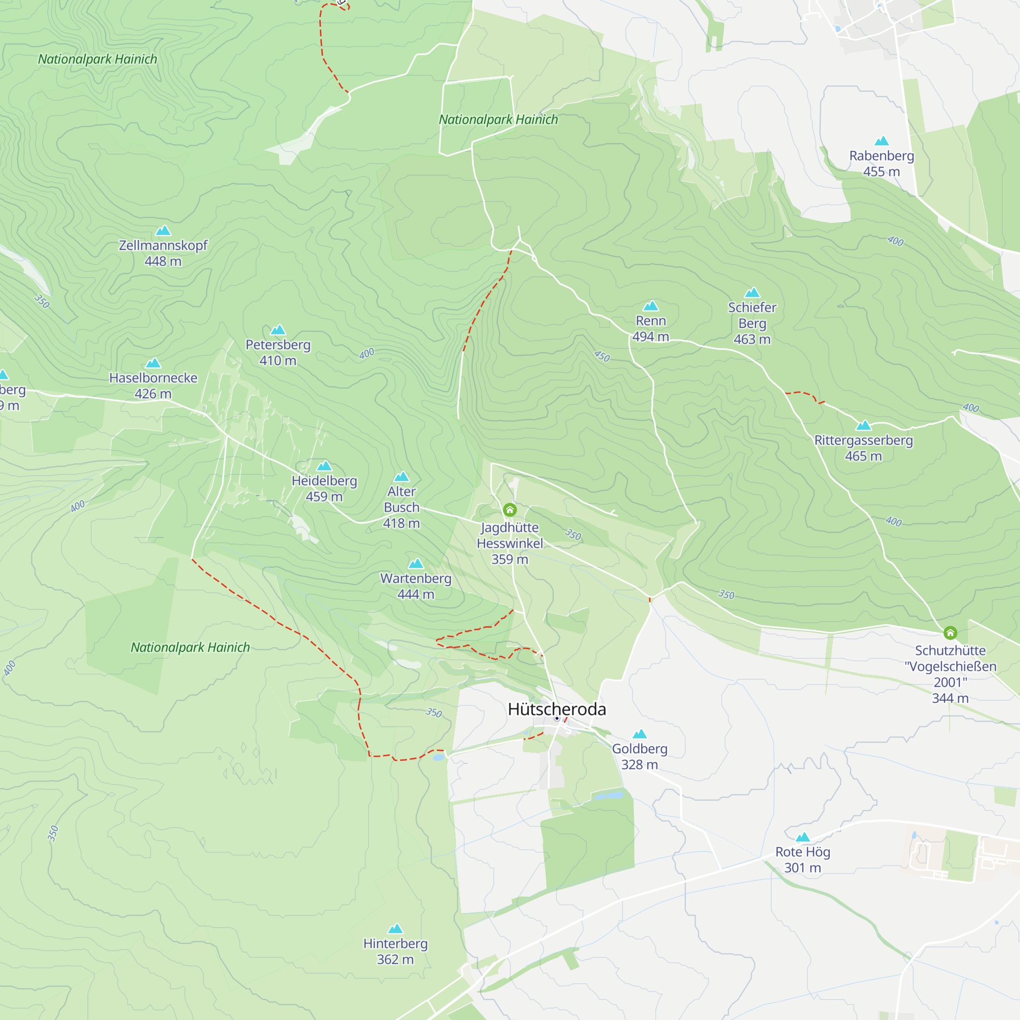 Jagdhütte Hesswinkel map