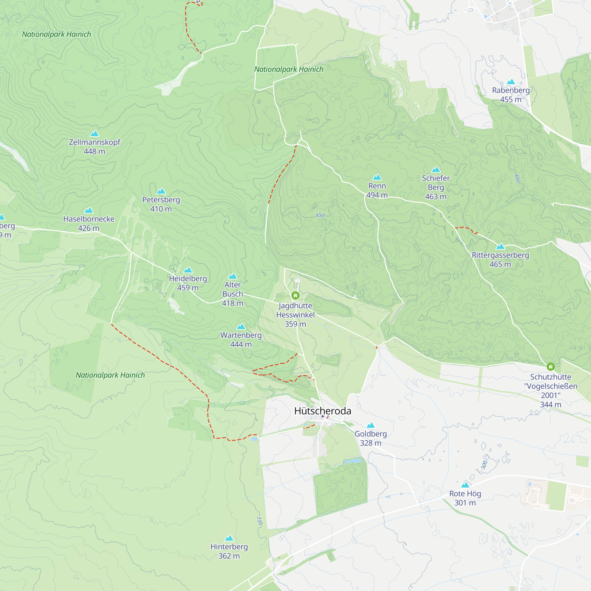 Jagdhütte Hesswinkel map