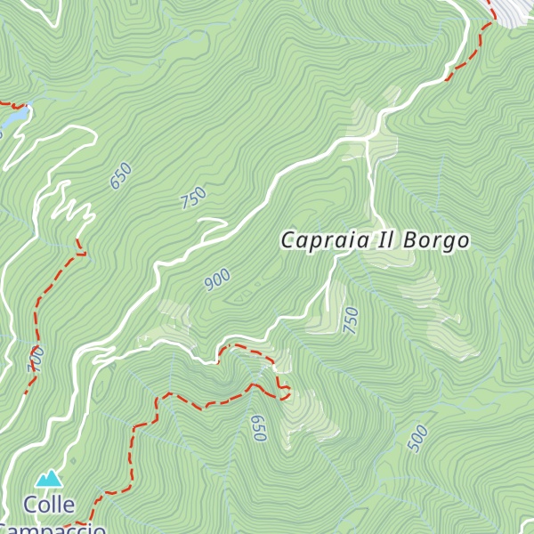 Map of Monte Trabucchi