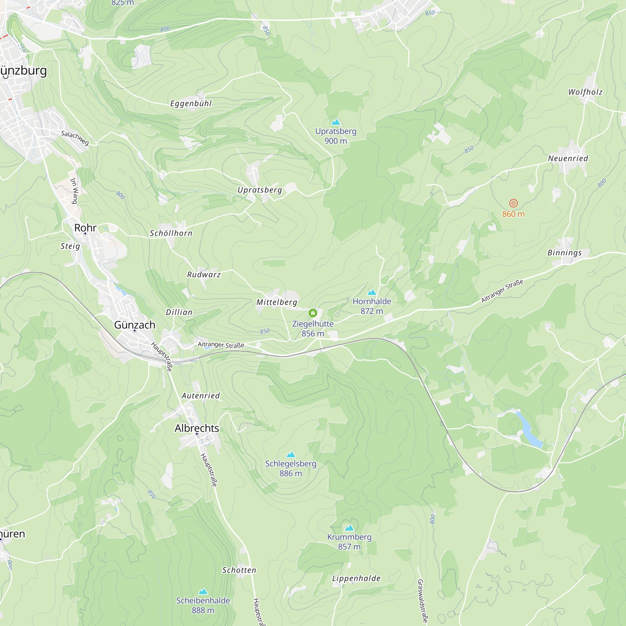 Ziegelhütte map