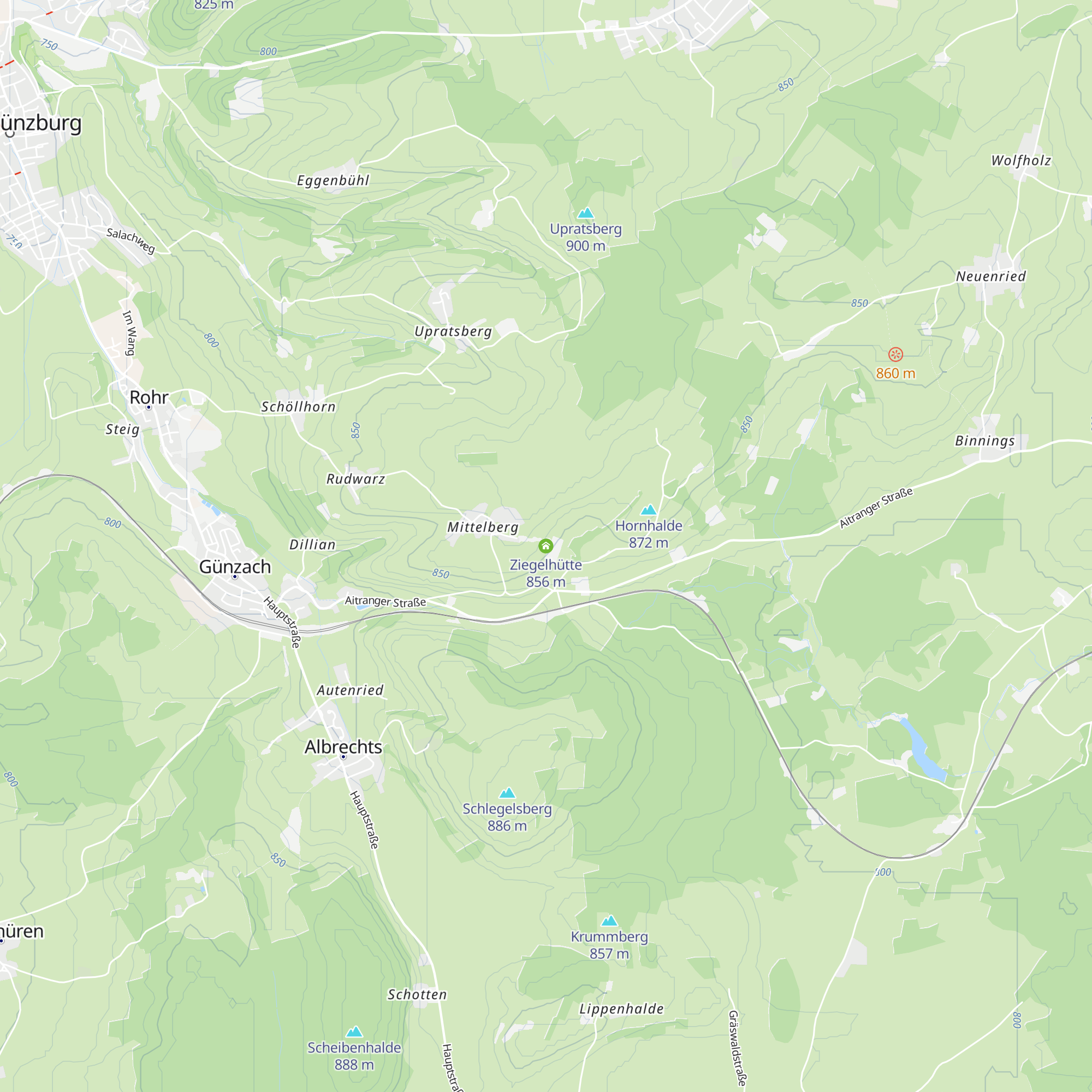 Ziegelhütte map