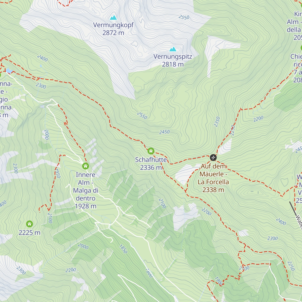 Schafhütte map