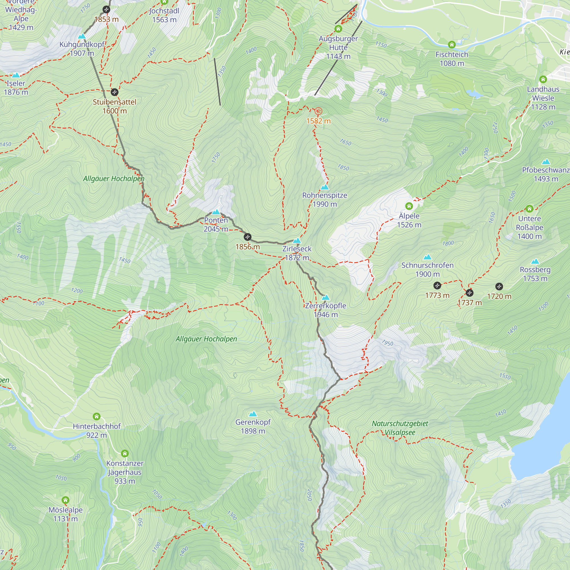 Feldalpe map