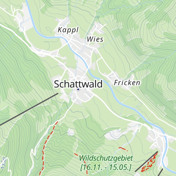 Map of Info Schattwald