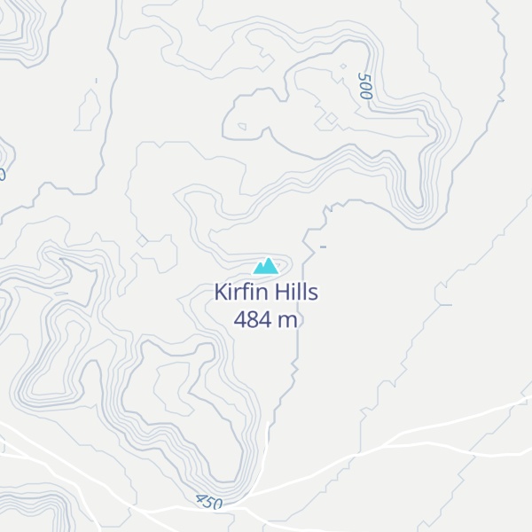 Map of Kirfin Hills