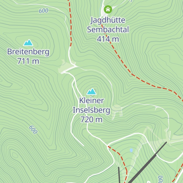 Map of Kleiner Inselsberg