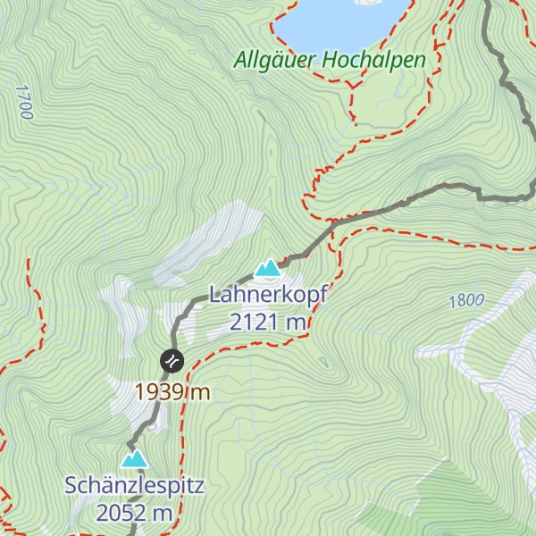 Map of Lahnerkopf