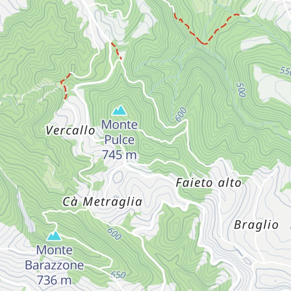 Map of Monte Muggi