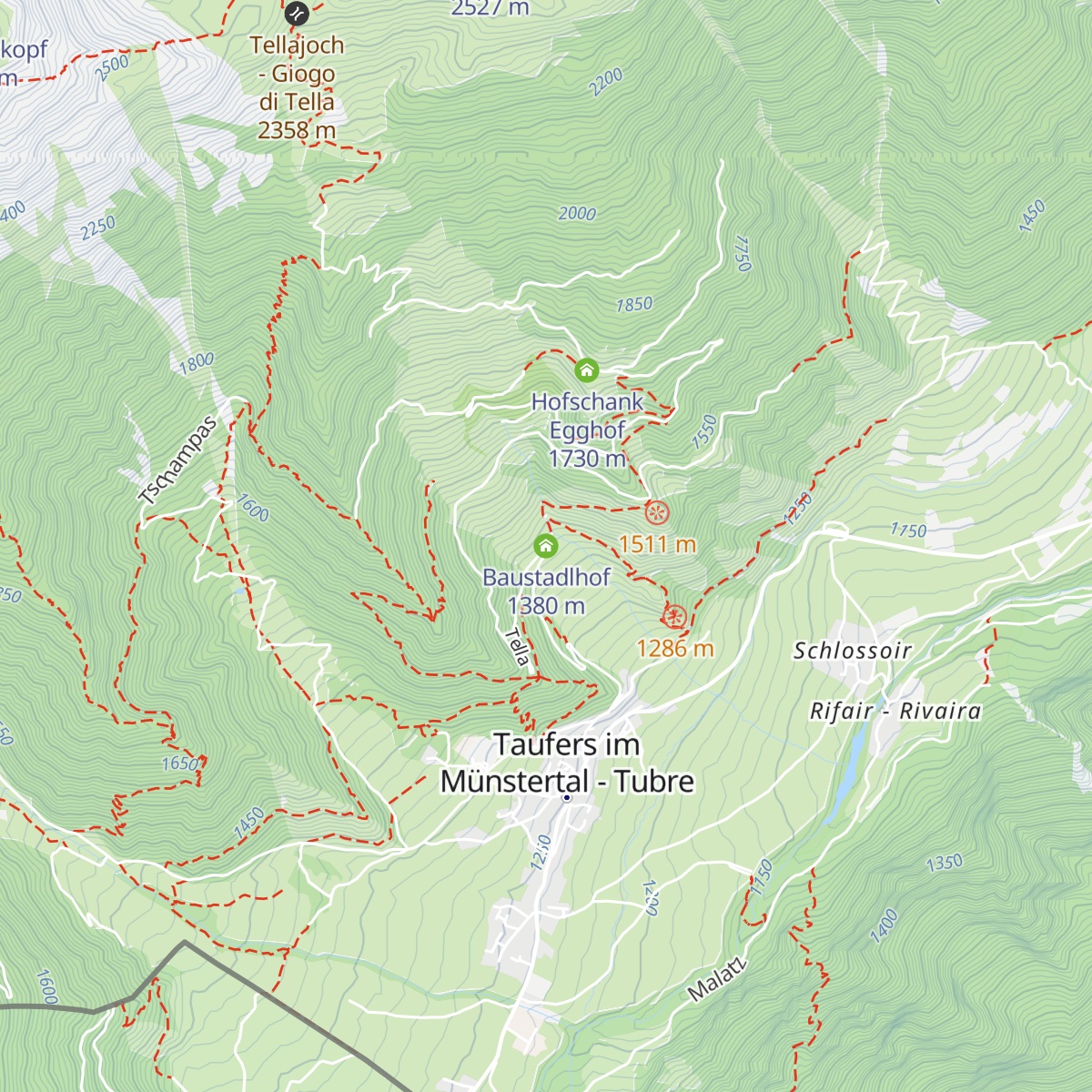 Baustadlhof map