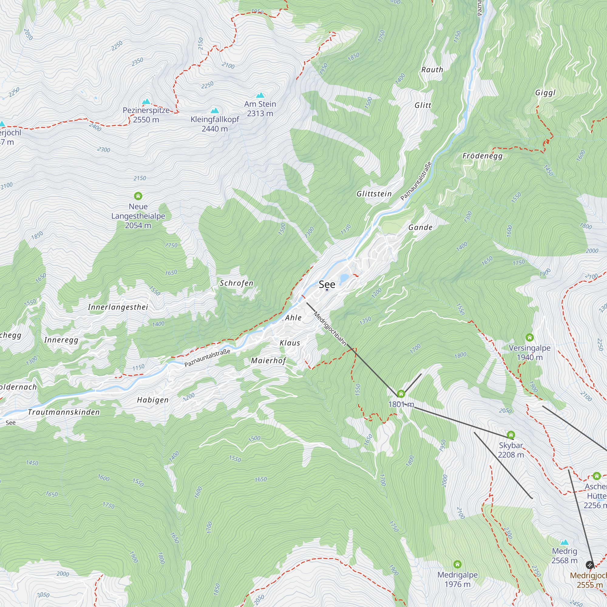 Das Seemount map
