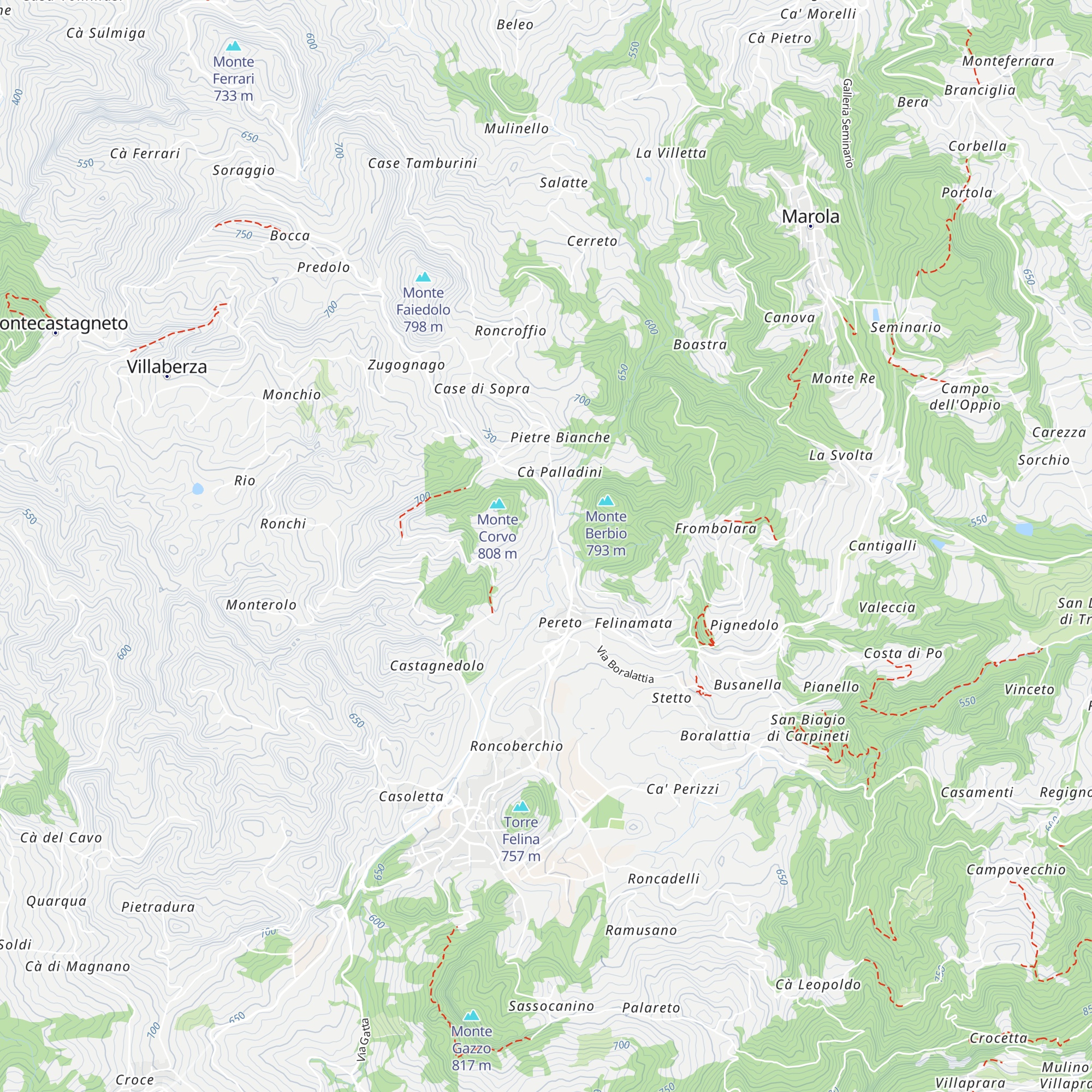 Capanna map