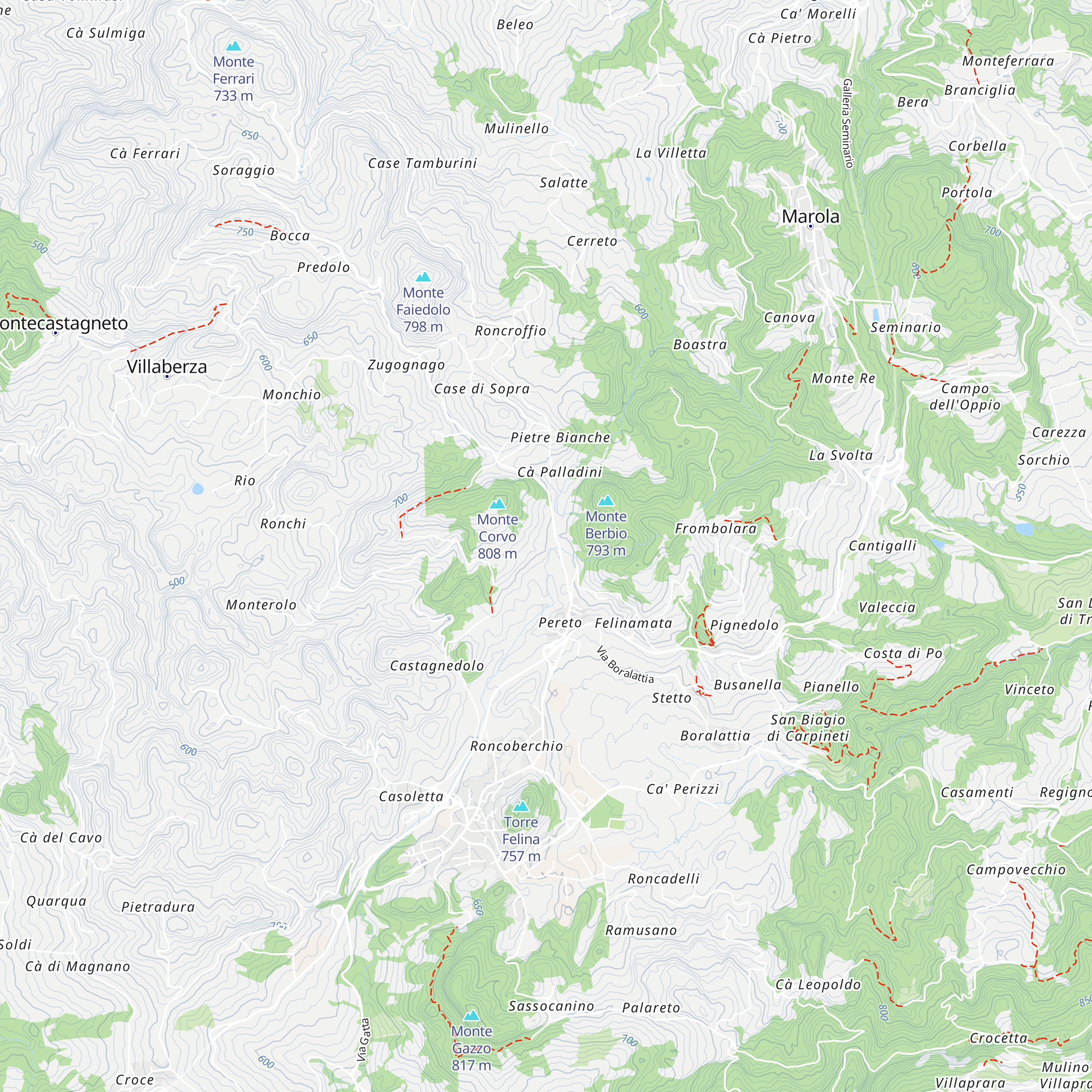 Capanna map