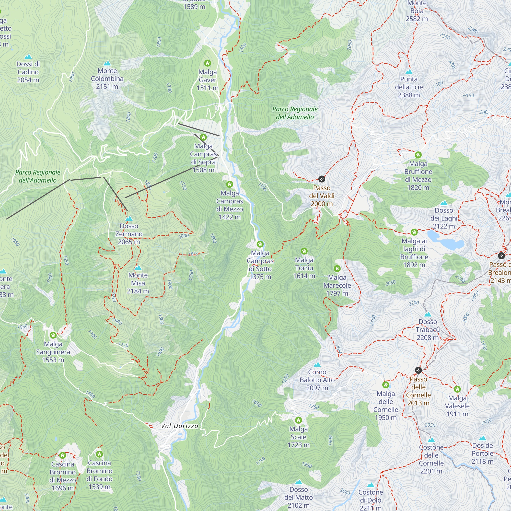 Casa del soldato map