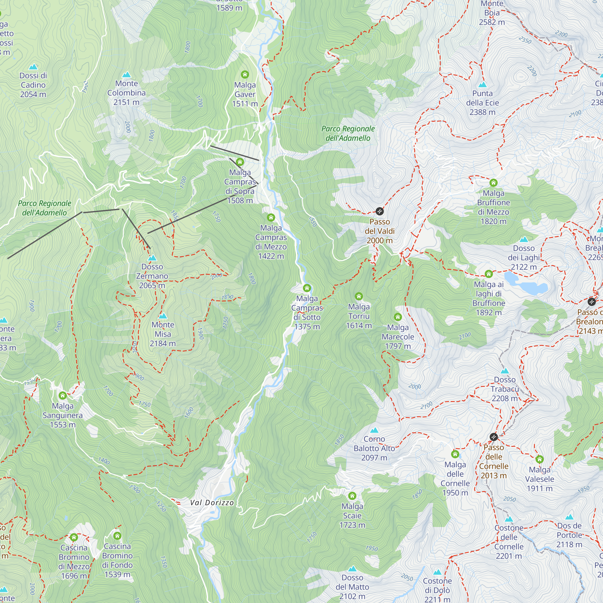 Casa del soldato map