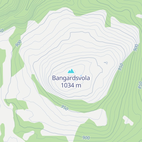 Map of Bangardsvola
