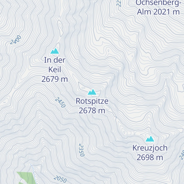 Map of Rotspitze