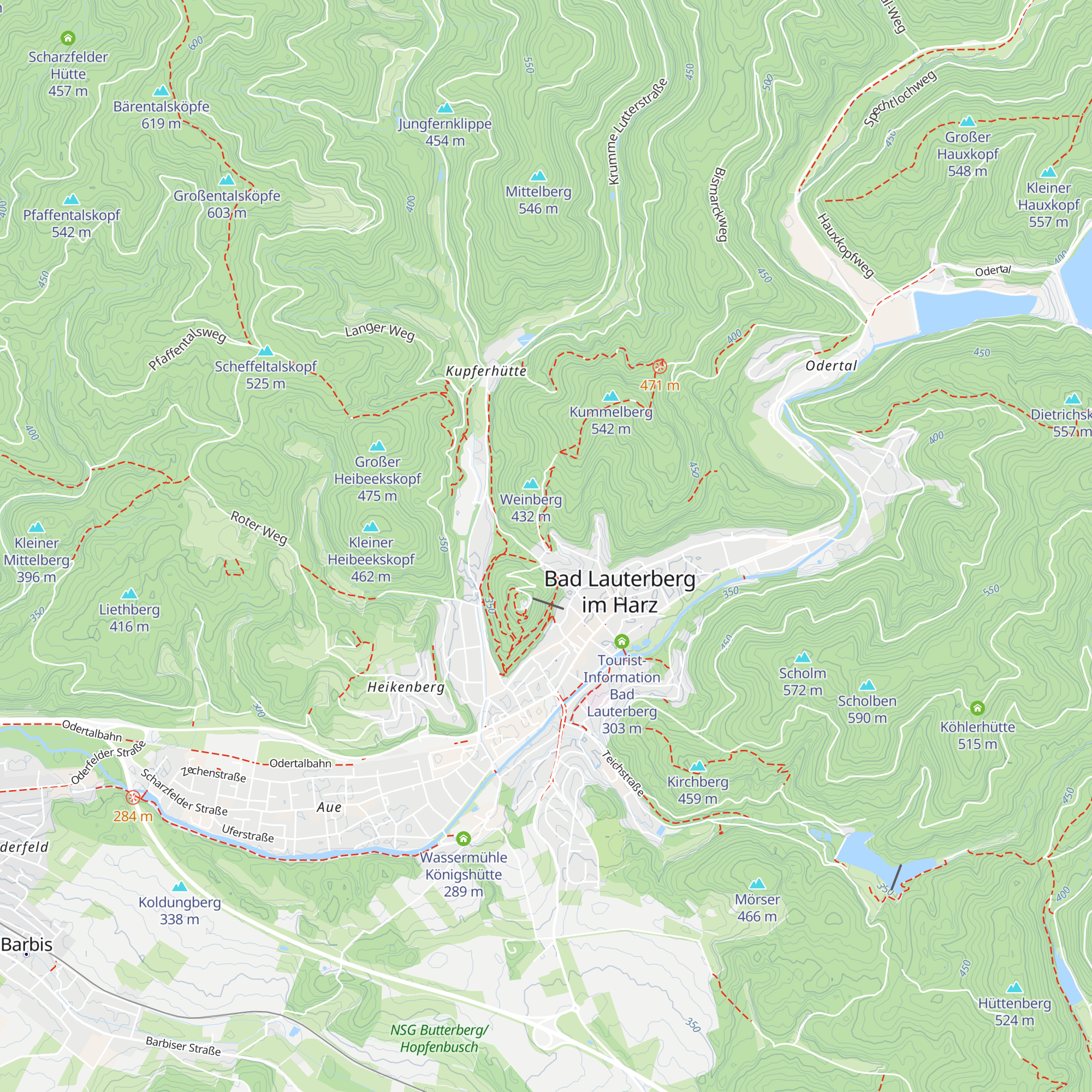 Naturfreundehaus Weinberghütte map