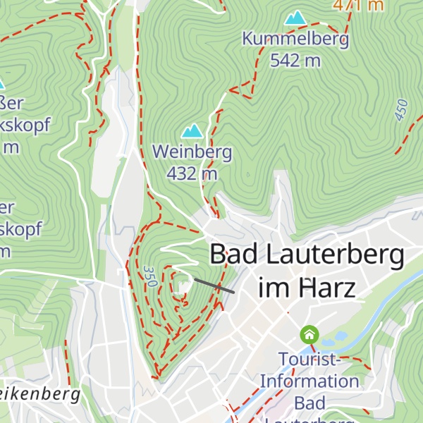 Map of Naturfreundehaus Weinberghütte