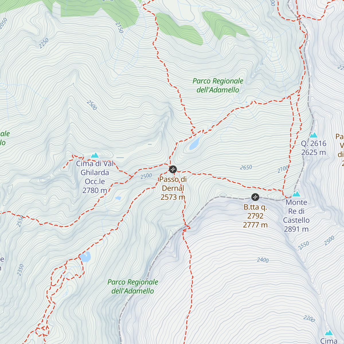 Rifugio Maria e Franco Lomini map