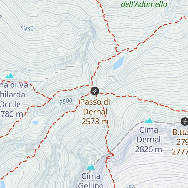 Map of Rifugio Maria e Franco Lomini