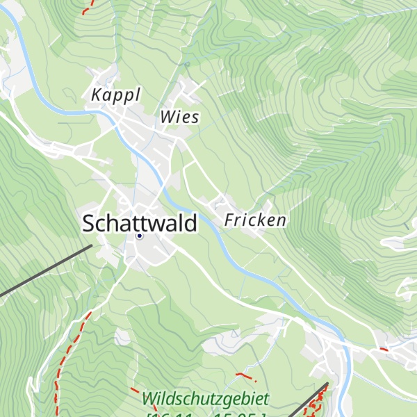 Map of Haus Schattwald