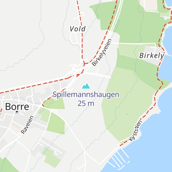 Map of Spillemannshaugen