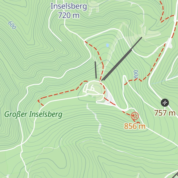 Map of Großer Inselsberg