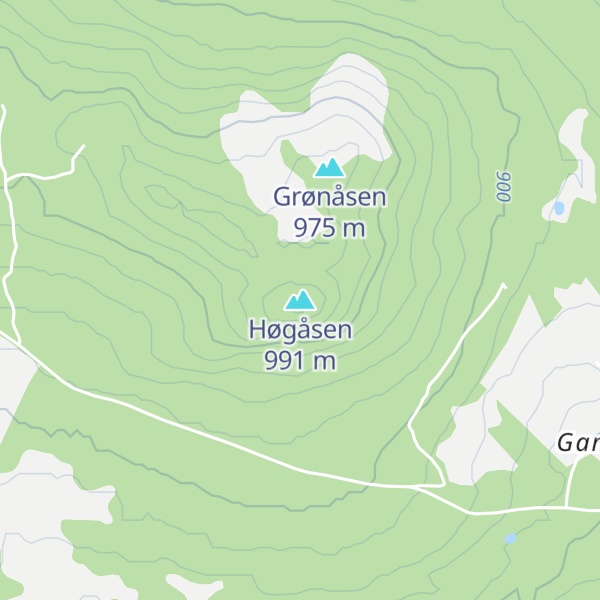 Map of Høgåsen