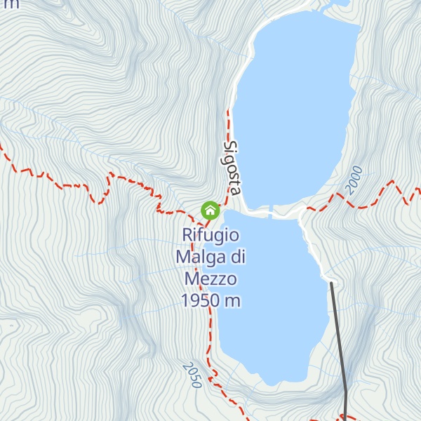 Map of Rifugio Malga di Mezzo