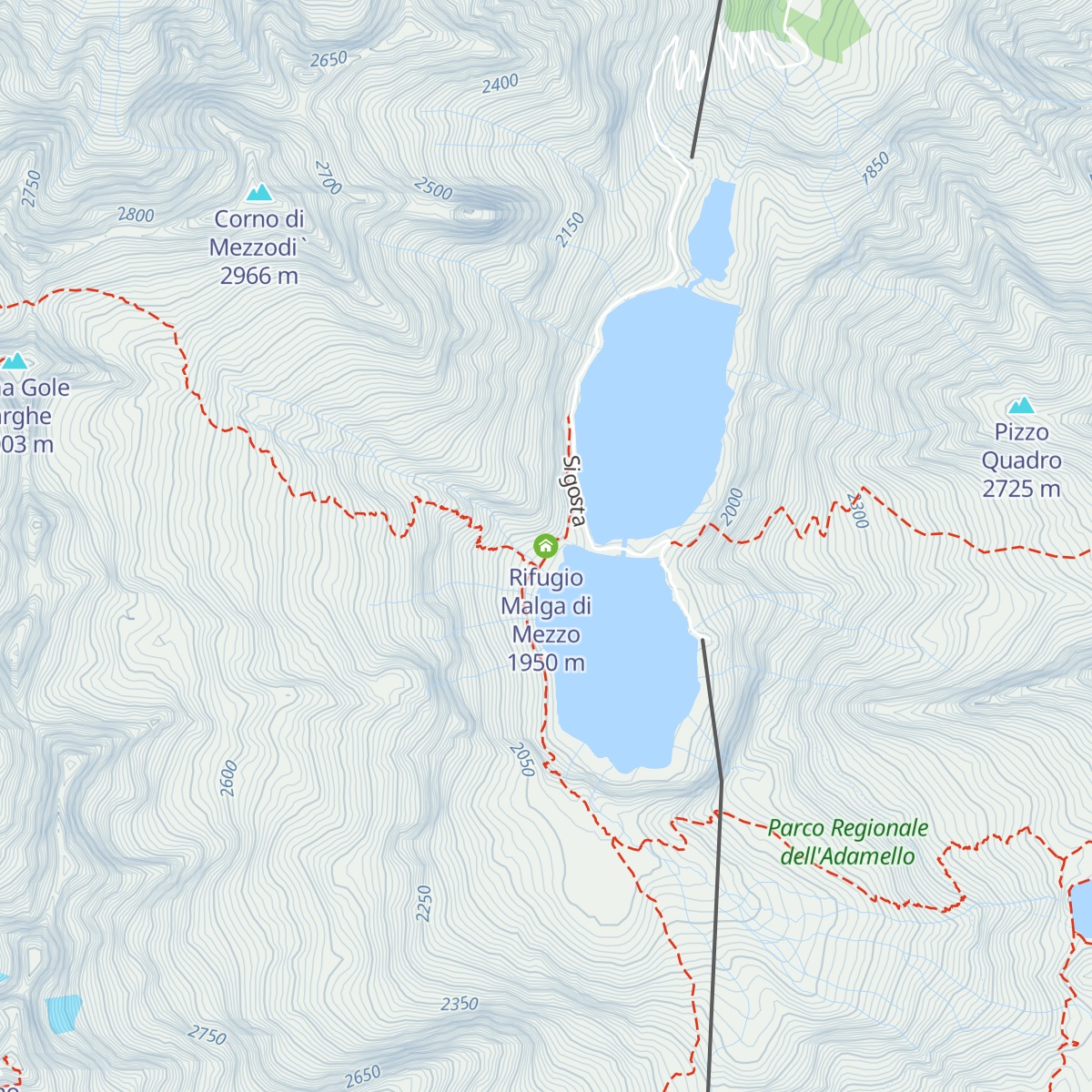 Rifugio Malga di Mezzo map