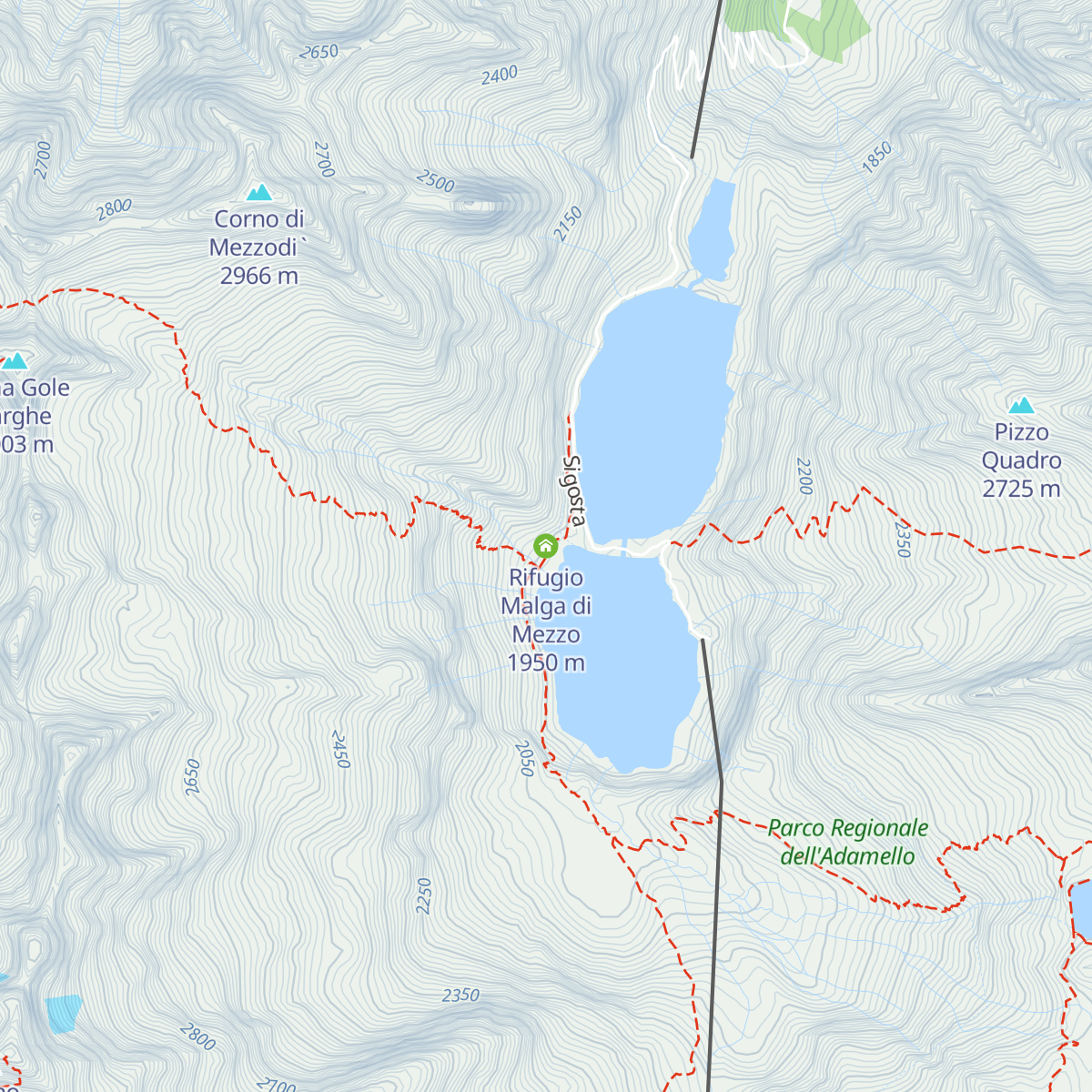 Rifugio Malga di Mezzo map