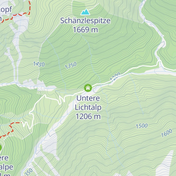 Map of Untere Lichtalp