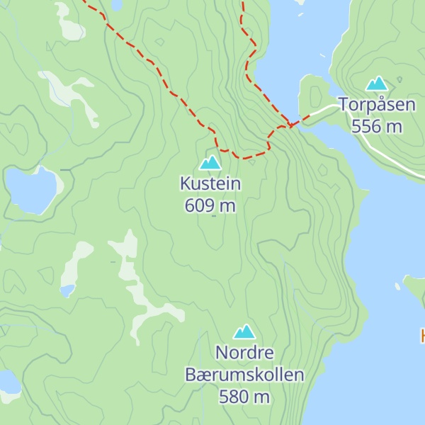 Map of Kusteinåsen