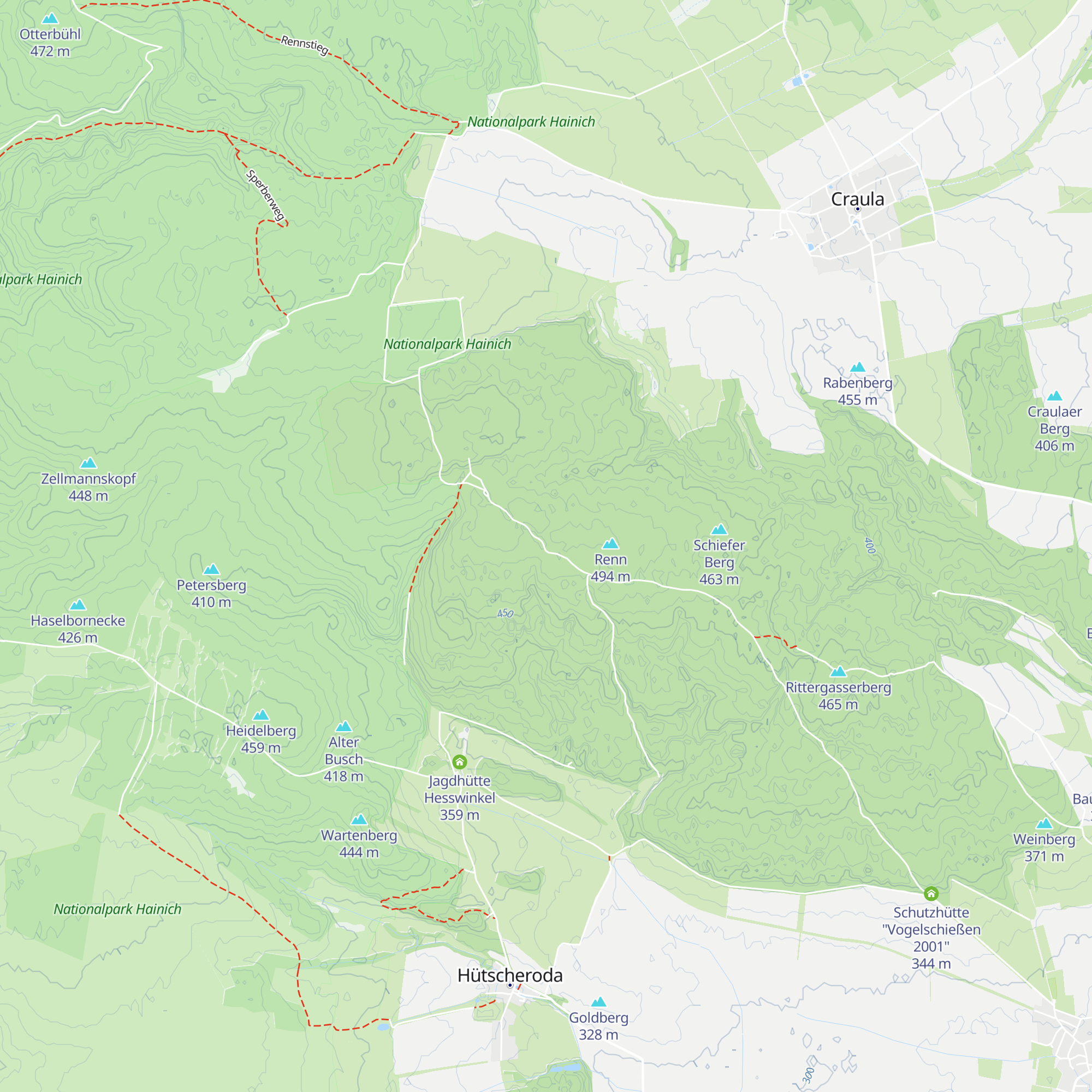 Förstersteinhütte map
