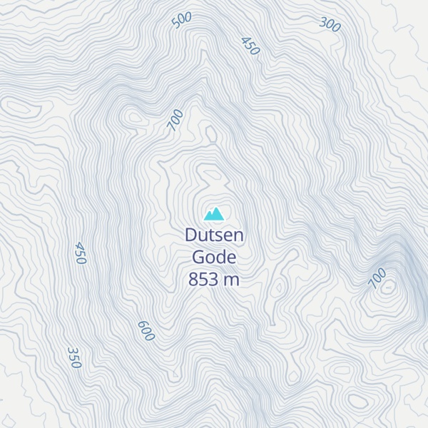 Map of Dutsen Gode