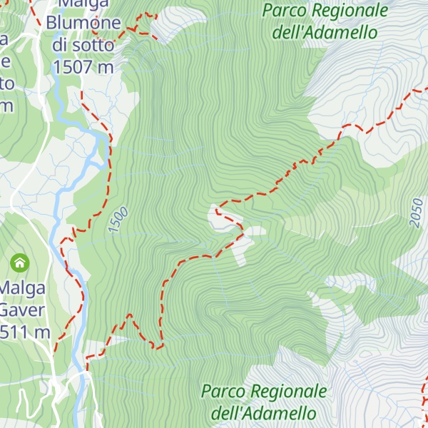 Map of Malga Malghetta