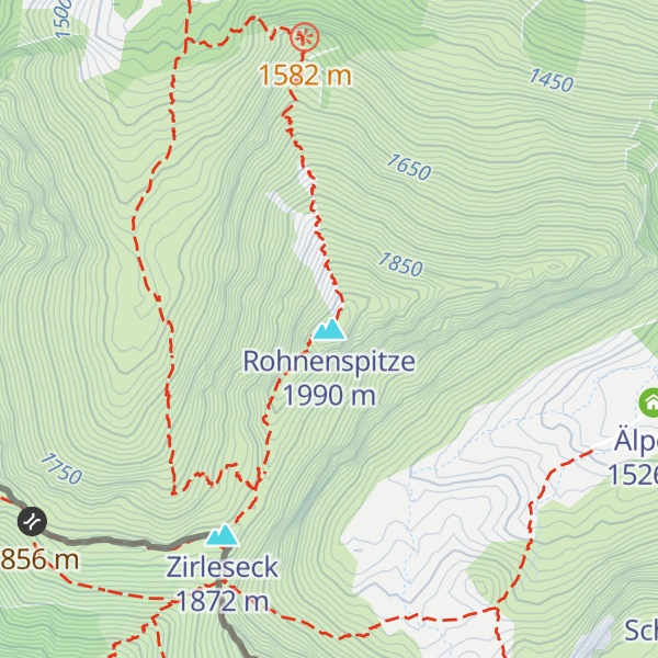 Map of Rohnenspitze