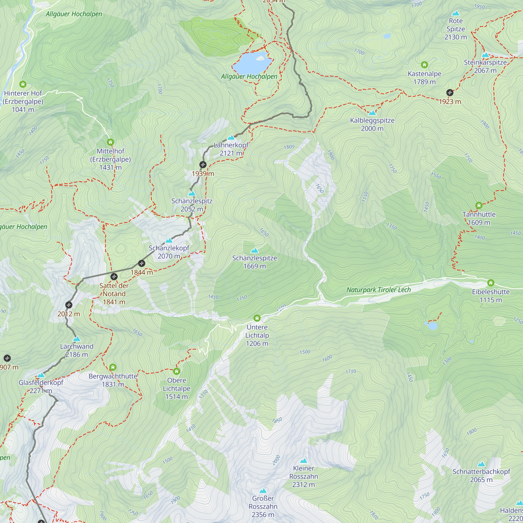 Lehnerhütte map
