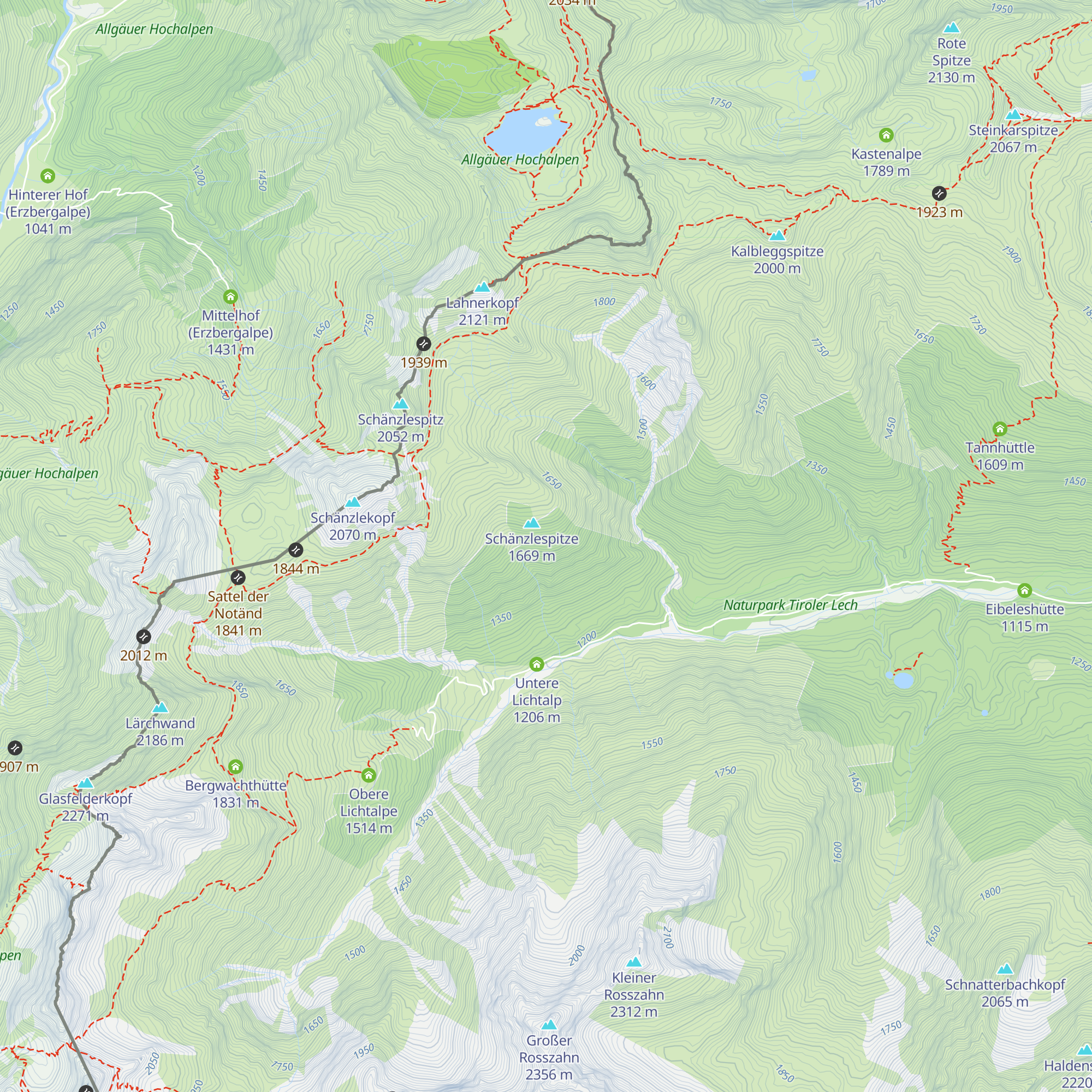 Lehnerhütte map
