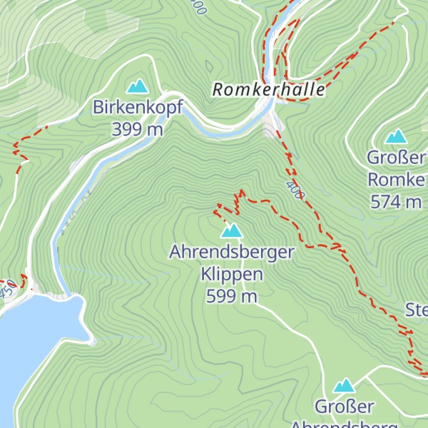 Map of Hallesche Hütte
