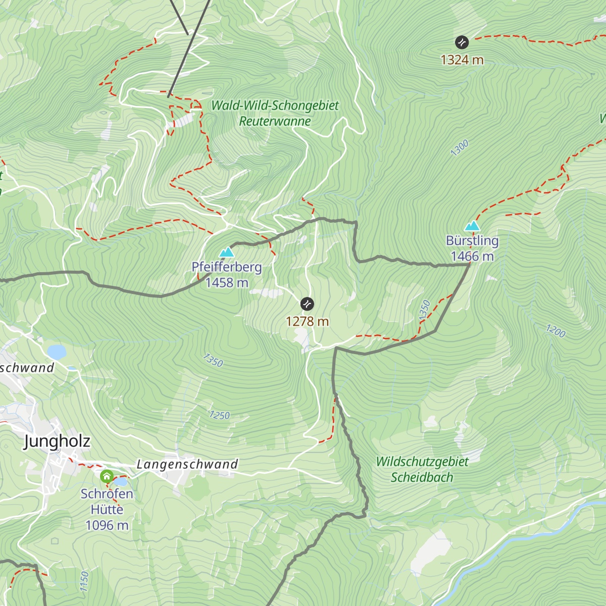 Alpe Stubental map