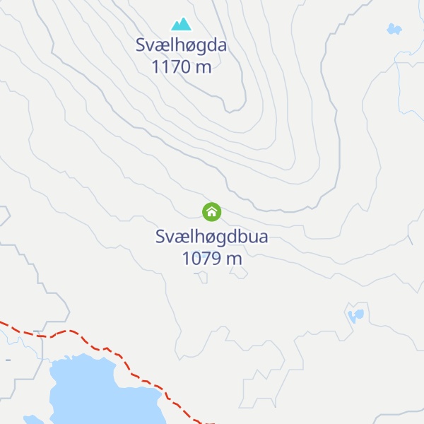 Map of Svælhøgdbua