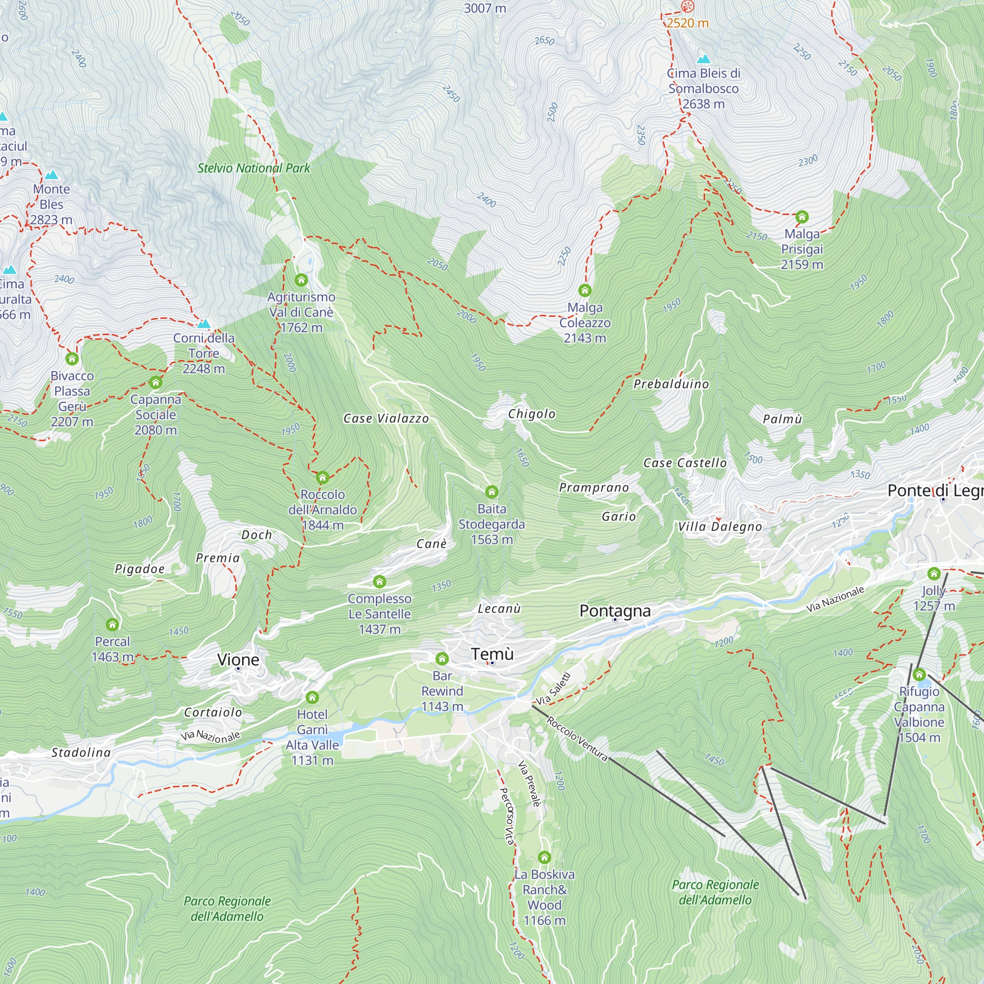Baita Stodegarda map