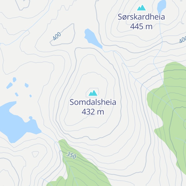 Map of Somdalsheia