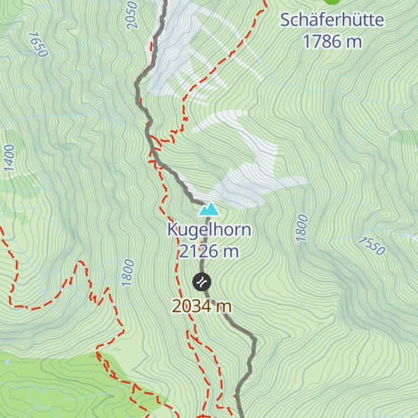 Map of Kugelhorn