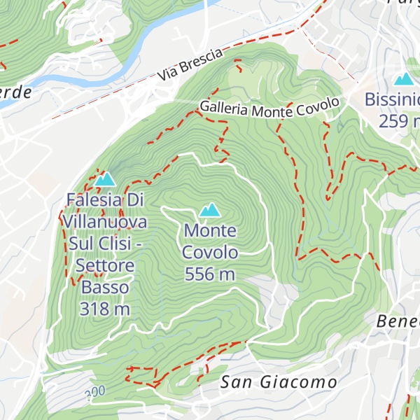 Map of Monte Covolo