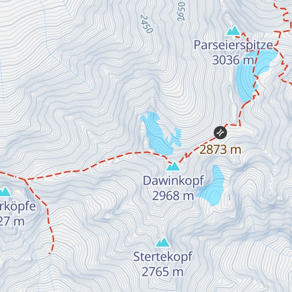 Map of Südlicher Schwarzer Kopf