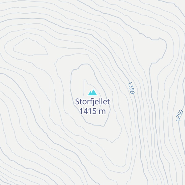 Map of Storfjellet